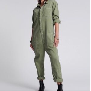 NWT ONETEASPOON Super Khaki Paradise Utility Jumpsuit